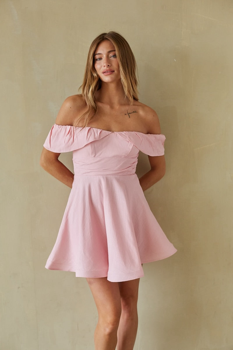 Ava Fit and Flare Mini Dress