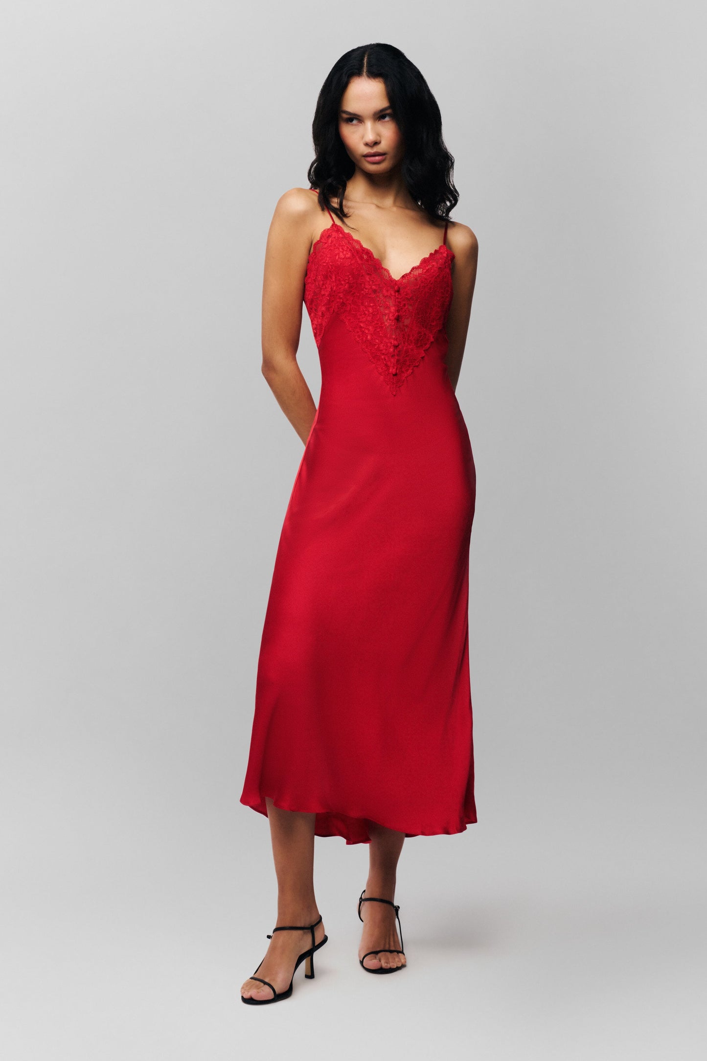 Nova Slip Midi Dress