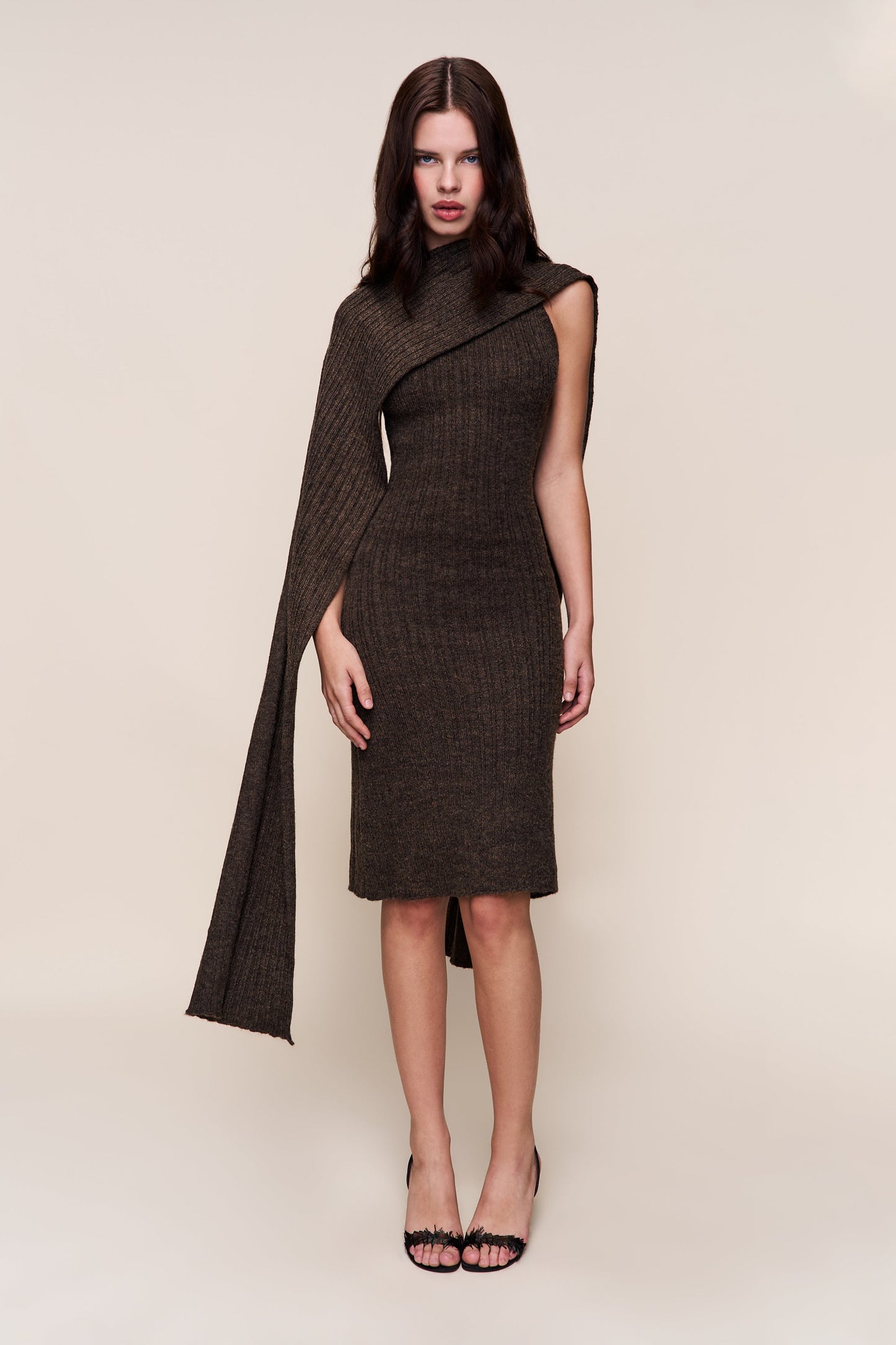 Hooded Knit Dress