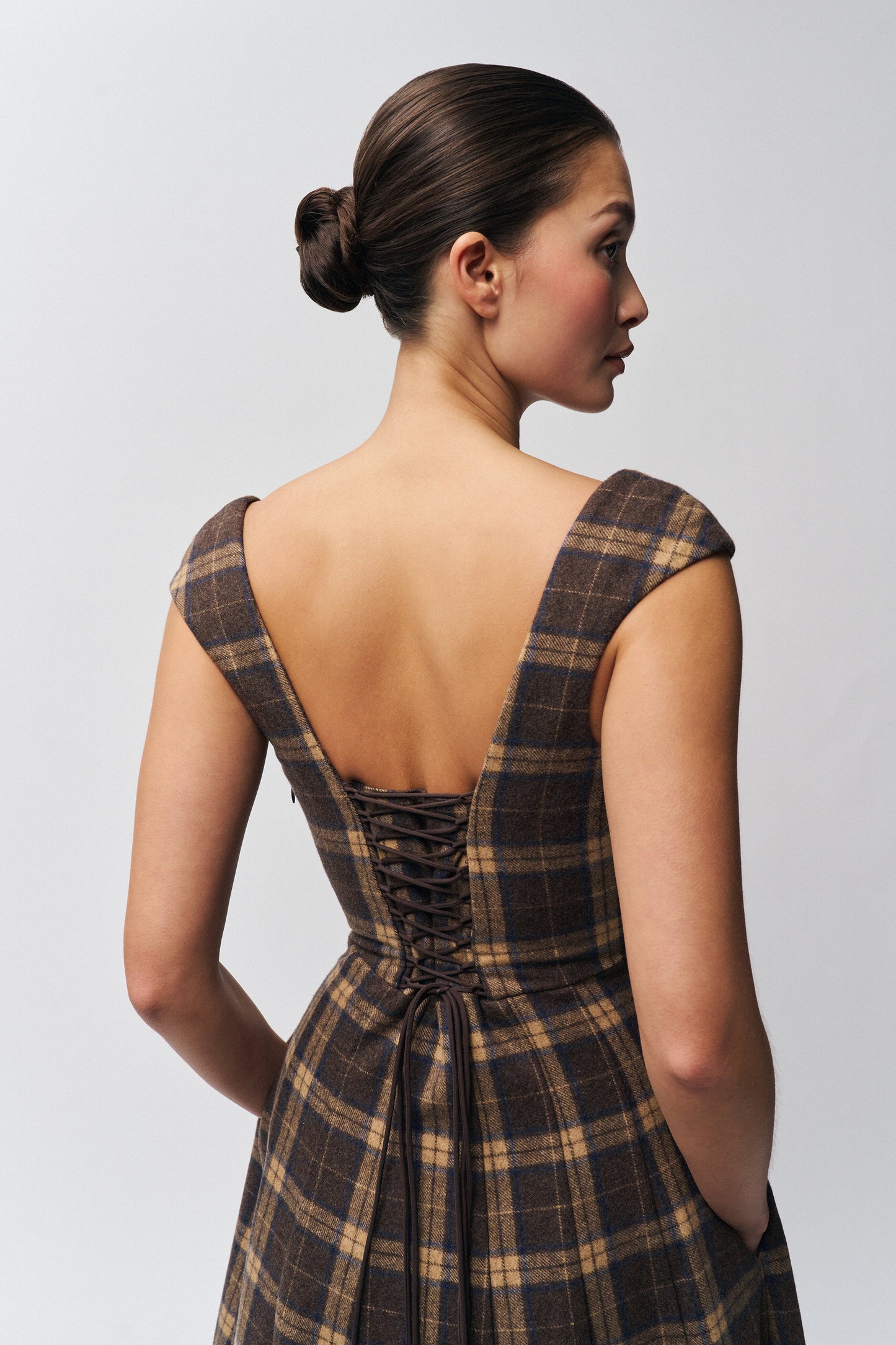 Leila Tartan Dress