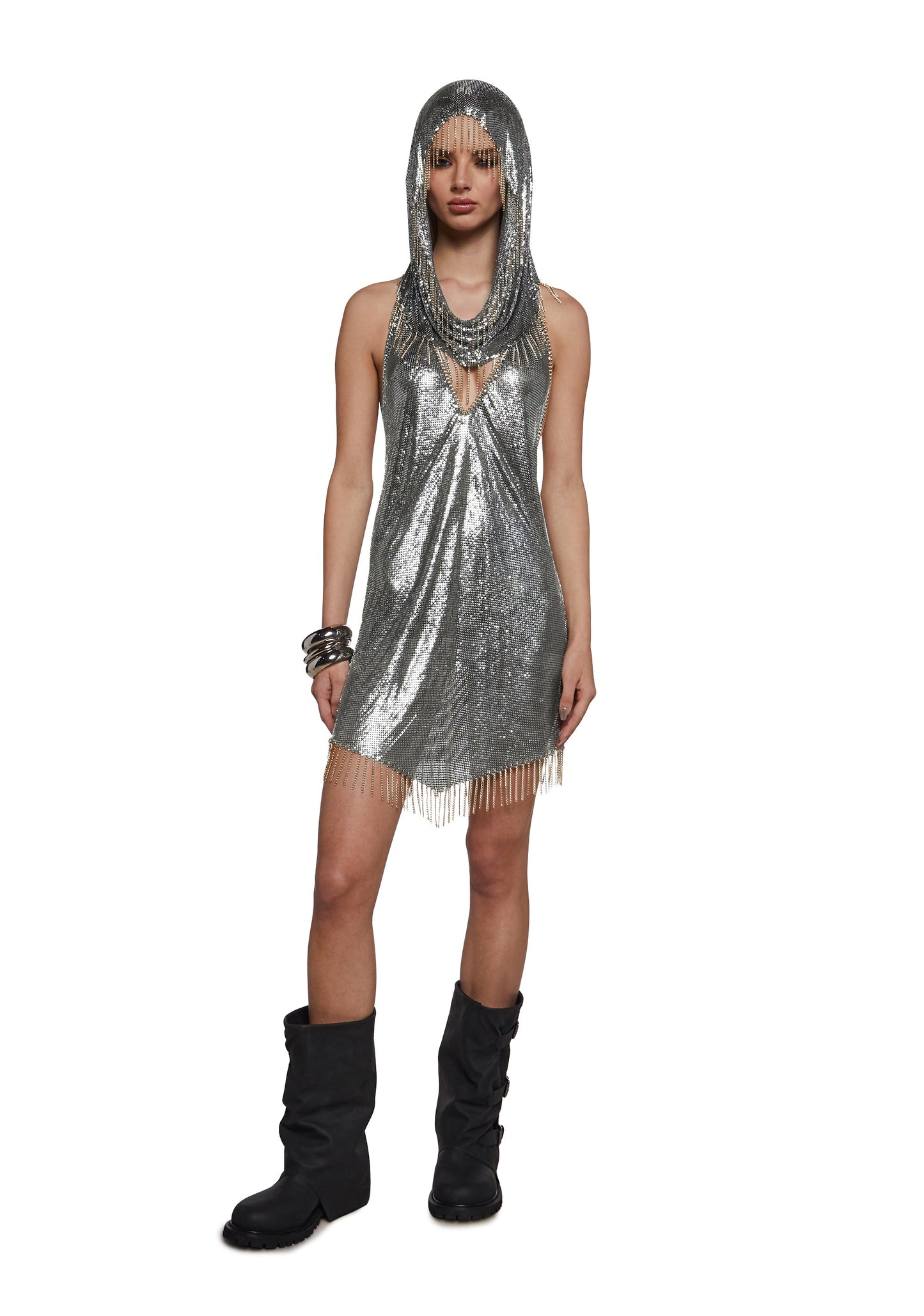 Femme Métal Dress Set